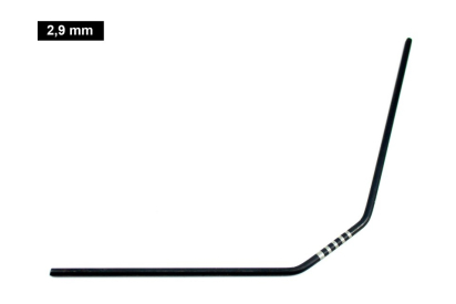 Ultimate 2,9mm zadní stabilizátor pro Mugen, Associated, Xray, 1 ks.
