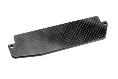 Ultimate Mugen MBX-8R uhlíkové kryt bat. boxu, 3mm, 1 ks.
