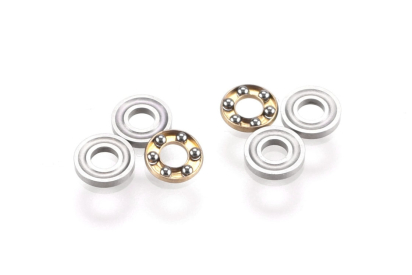 Ultra axialní kuličkové ložiska 2,6x6x3mm, 2 ks.