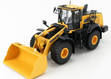 Universal hobbies Komatsu Wa475-10 Ruspa Gommata - Scraper Tractor 1:50 Žlutá Černá