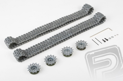 Upgrade kit tunning - kovové pásy + kola (pro 3838)