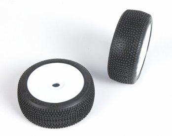 V-MAX (medium směs) Off-Road 1:8 Buggy gumy nalep. na bílých disk. (2ks.)