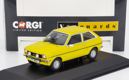 Vanguards Ford england Fiesta Mki 1.3l Ghia 1976 1:43 Žlutá