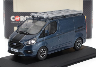 Vanguards Ford england Transit Custom Van 2018 1:43 Blue Met