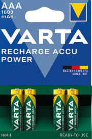 VARTA 5703 AAA micro accu 1000 MAH, NiMH 4ks