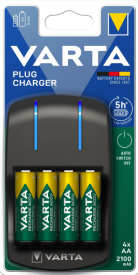 VARTA Plug charger + 4 AA 2100mAh