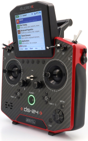 Vysílač Duplex DS-24II Carbon Line rubínová lakovaná