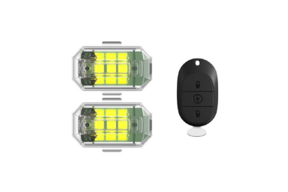 Water-proof Strobe Light with Remote Controller (2pcs) (vč Aku)