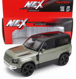 Welly Land rover New Defender 110 2020 1:34 Zelená Černá