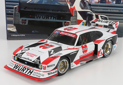 Werk83 Ford england Capri Gr.5 Würth N 2 Drm Champion 1981 Klaus Ludwig 1:18 Bílá Červená Černá