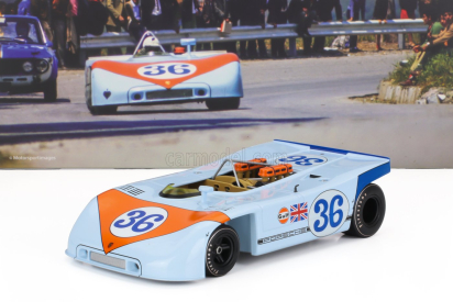 Werk83 Porsche 908/03 Spider Team John Wyer Automotive Engineering Gulf N 36 Targa Florio 1970 Richard Attwood - Bjorn Waldegaard 1:18 Světle Modrá Oranžová