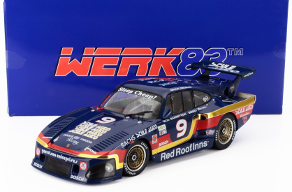 Werk83 Porsche 935 K3 3.2l Twin Turbo Team Garretson N 9 Winner 24h Daytona 1981 Bob Garretson - Bobby Rahal - Brian Redman 1:18 Modrá Zlatá Červená