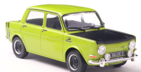 Whitebox Simca 1000 Rally2 1970 1:24 Světle Zelená Černá