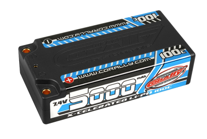 X-CELERATED 100C LiPo Shorty Hardcase-5000mAh-7.4V-G4 (35,52Wh)