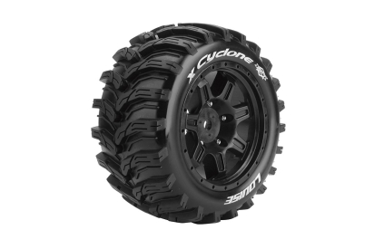 X-CYCLONE SPORT 1/5 24mm hex Black Rims