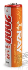 1.2V 2000mAh RAY Long AA