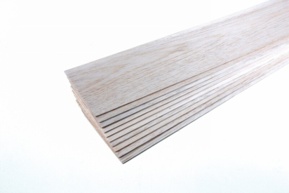 1000x100mm balsa - 2,0mm, 1 ks. - STANDARD