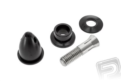 9040 Kleštinový unašeč vrtule 4,0 mm/M6 s kuželovou maticí