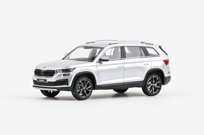 Abrex Škoda Kodiaq FL (2021) 1:43 - Stříbrná Brilliant Metalíza