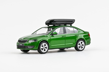 Abrex Škoda Octavia III (2012) 1:43 - Zelená Rallye Metalíza