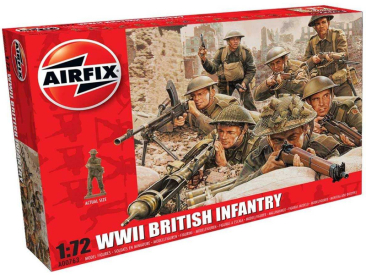 Airfix figurky - WWII britská pěchota (1:72)