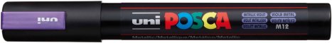 Akrylový popisovač UNI POSCA PC-5M 1,8-2,5mm - fialová metalíza