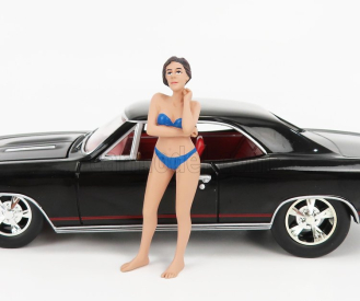 American diorama Figures Girl Bikini - December 1:24 Růžová Modrá