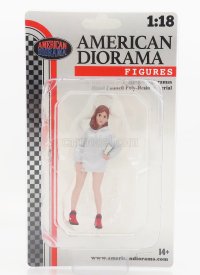 American diorama Figures Girl Hip Hop - 2 1:18 Grey