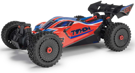 RC auto Arrma Typhon Mega 665 1:8 4WD RTR, červená