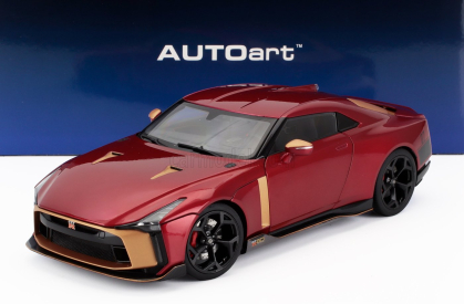 Autoart Nissan Gt-r50 By Italdesign 2021 1:18 Red Met Gold