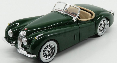 Bburago Jaguar Xk120 Cabriolet 1953 1:24 Zelená