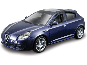 Bburago Kit Alfa Romeo Giulietta 1:32 modrá metalí