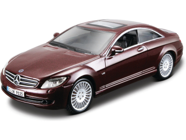 Bburago Kit Mercedes-Benz CL 550 1:32 červená metalíza