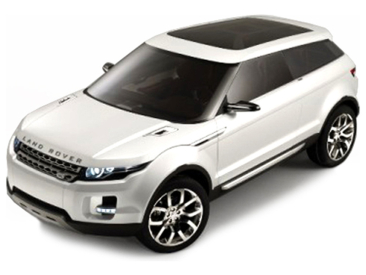 Bburago Land Rover LRX Concept 1:43 bílá