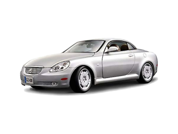 Bburago Lexus SC 430 1:18 stříbrná