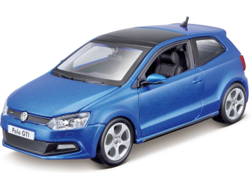 Bburago Plus VW Polo GTI Mark 5 1:24 modrá