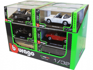 Bburago sada modelů aut Classic 1:32 12ks