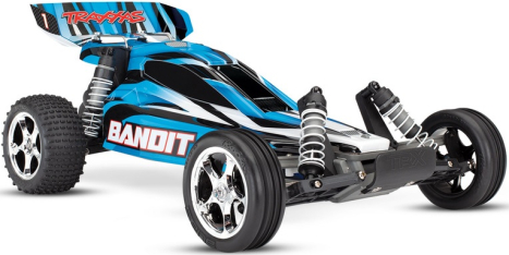 RC auto Traxxas Bandit 1:10 RTR, modročerná