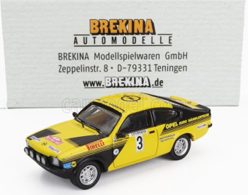 Brekina plast Opel Kadett C Gt/e (night Version) N 3 1:87, žlutá