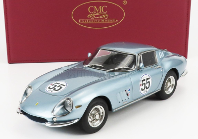 Cmc Ferrari 275 Gtb/c Competizione Ch.9057 N 55 1966 1:18 Světle Modrá Met