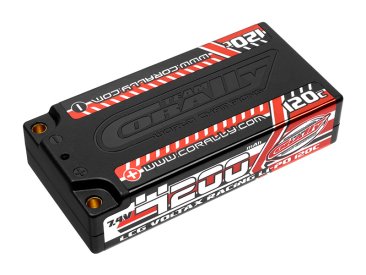 Corally LiPo Voltax 7.4V 4200mAh 120C LCG Short EFRA