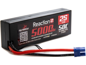Dynamite LiPo Reaction2 7.4V 5000mAh 50C EC3