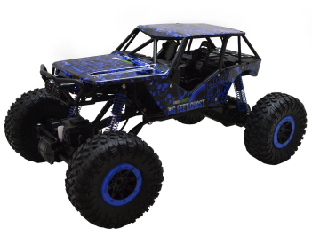 BAZAR - RC auto Rock Crawler 1:10, modrá