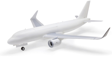 RC letadlo E-flite Airbus A320neo EDF AS3X+ SAFE Select BNF Basic, bílá