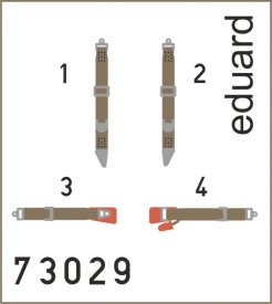 Ed73029 SeatbeltsAvia B.534  SUPER FABRIC 1/72