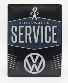 Edicola Accessories 3d Metal Plate - Volkswagen Service 1:1 2 Tóny Modré