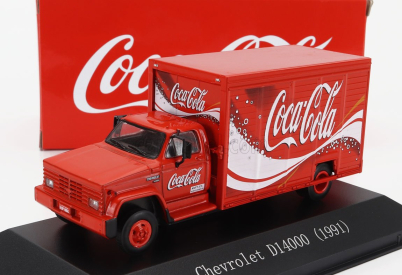 Edicola Chevrolet D14000 Truck Cassonato Coca-cola 1991 1:72 Red