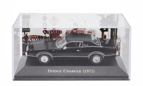 Edicola Dodge Charger Coupe 1972 - Con Vetrina - With Showcase 1:43 Black