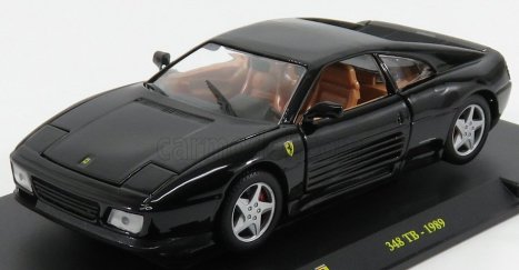 Edicola Ferrari 348tb 1989 - Con Vetrina - With Showcase 1:24 Black