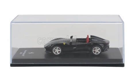 Edicola Ferrari Monza Sp2 2018 - Con Vetrina - With Showcase 1:64 Nová Černá Daytona Met